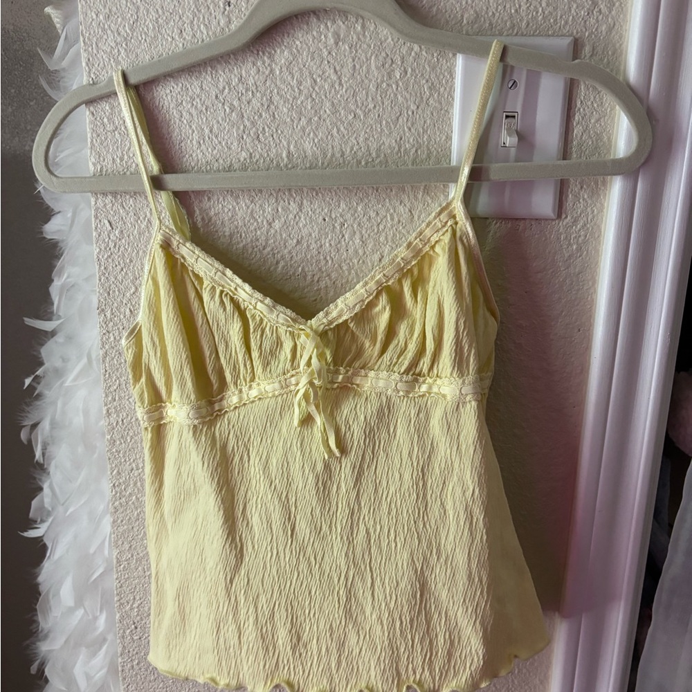 Brandy Melville Yellow Camisole